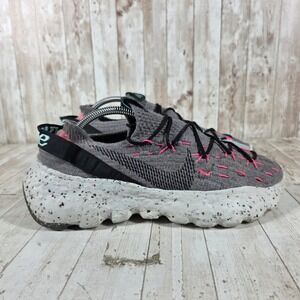 Nike Space Hippie 04 Women's Grey Pink FlyKnit Sneakers CD3476-003 Size 11